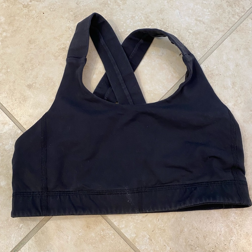 Lululemon Black sports bra